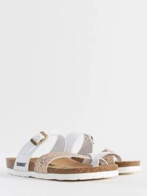 Sunbay Japonki "Tulipe" w kolorze złoto-białym rozmiar: 40