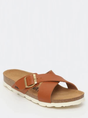 Sunbay Klapki "Iris" w kolorze karmelowym rozmiar: 38