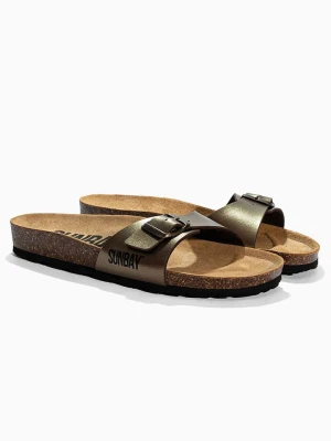 Sunbay Klapki "Jasmin" w kolorze złotym rozmiar: 37