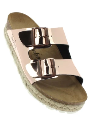 Sunbay Klapki "Orange" w kolorze różowozłotym rozmiar: 39