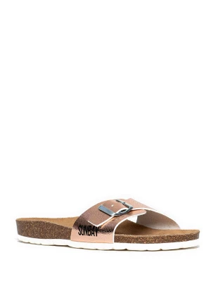 Sunbay Klapki "Rita" w kolorze różowozłotym rozmiar: 40