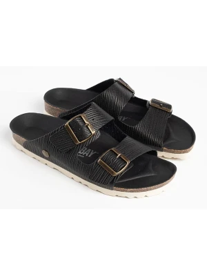 Sunbay Klapki "Trefle" w kolorze czarnym rozmiar: 38