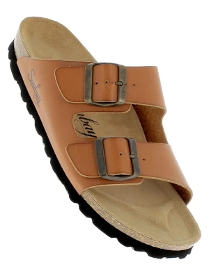 Sunbay Klapki "Trefle" w kolorze karmelowym rozmiar: 41