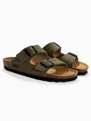 Sunbay Klapki "Trefle" w kolorze khaki rozmiar: 37