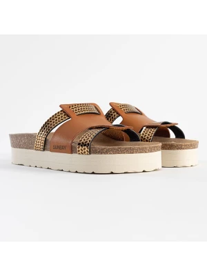 Sunbay Klapki w kolorze jasnobrązowym rozmiar: 38