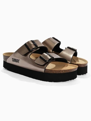 Sunbay Klapki w kolorze złotym rozmiar: 39