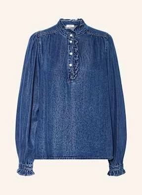 Suncoo Bluzka Laura W Stylu Jeansowym blau