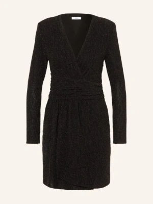 Suncoo Sukienka Cadix Z Błyszczącą Przędzą schwarz