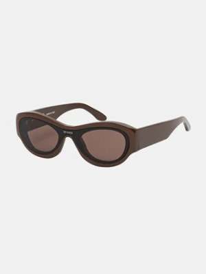 Sunnei okulary przeciwsłoneczne damskie kolor brązowy MACCXEYW005