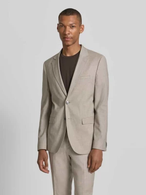 Super krój slim fit marynarka z mieszanka wiskozy i żywej wełny model 'ARTI253X' HUGO