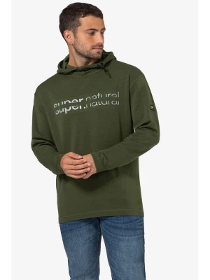 super.natural Bluza "Alpine" w kolorze zielonym rozmiar: M