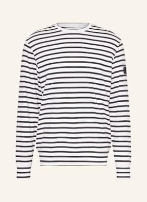 Super.Natural Bluza Nierozpinana Solution Stripe Z Wełną Merino schwarz