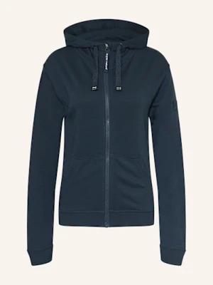 Super.Natural Bluza Rozpinana Solution Bio Z Wełną Merino blau