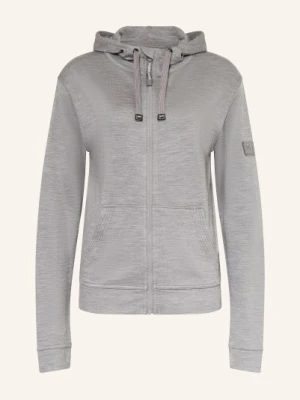Super.Natural Bluza Rozpinana Solution Bio Z Wełną Merino grau