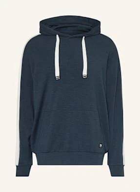 Super.Natural Bluza Z Kapturem Colorado Z Wełną Merino blau