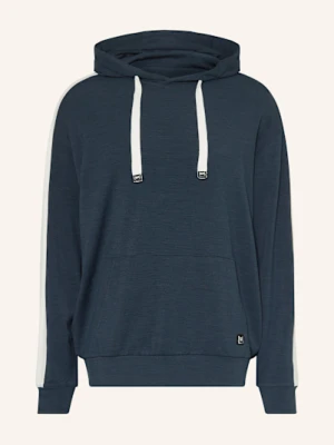 Super.Natural Bluza Z Kapturem Colorado Z Wełną Merino blau