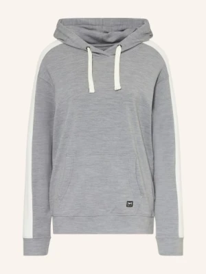 Super.Natural Bluza Z Kapturem Colorado Z Wełną Merynosową grau
