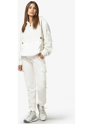 super.natural Bojówki hybrydowe w kolorze białym rozmiar: XS