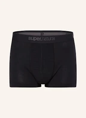 Super.Natural Bokserki Funkcyjne tundra175 Boxer Z Wełny Merino schwarz
