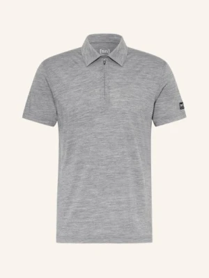 Super.Natural Funkcjonalna Koszulka Polo Z Wełną Merynosową grau