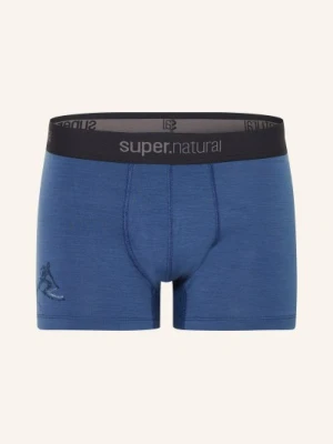 Super.Natural Funkcjonalne Bokserki tundra175 Toni Z Wełną Merynosową blau