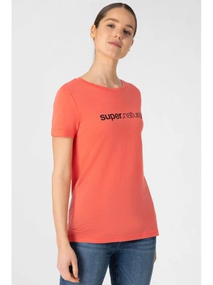 super.natural Koszulka "3D Signature" w kolorze pomarańczowym rozmiar: XS