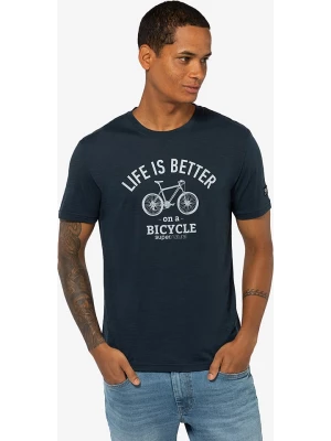 super.natural Koszulka "Better Bike" w kolorze granatowym rozmiar: M