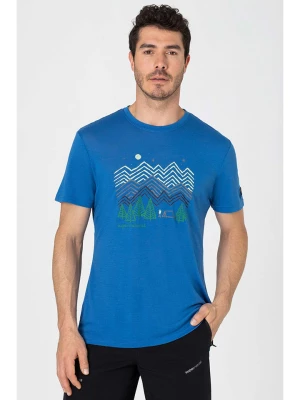 super.natural Koszulka "Camping Nights" w kolorze niebieskim rozmiar: L