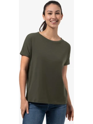 super.natural Koszulka "Cosy" w kolorze khaki rozmiar: XS