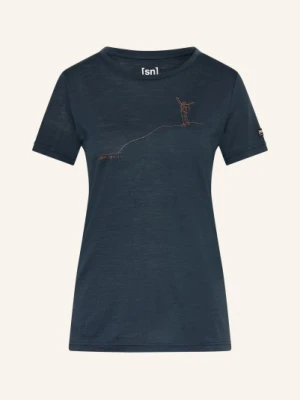 Super.Natural Koszulka Funkcyjna Bergglück Z Wełną Merynosową gruen