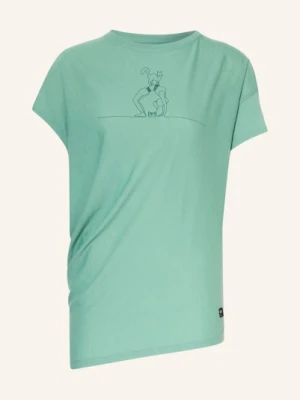 Super.Natural Koszulka Funkcyjna Cat Yoga blau