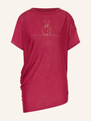 Super.Natural Koszulka Funkcyjna Cat Yoga rot