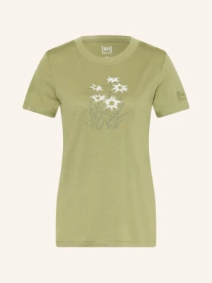 Super.Natural Koszulka Funkcyjna Edelweiss Z Wełną Merynosową gruen