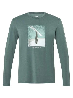 super.natural Koszulka funkcyjna "Header Brush" w kolorze zielonym rozmiar: XL