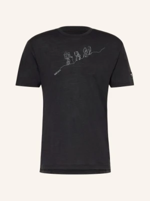 Super.Natural Koszulka Funkcyjna Hiking Z Wełną Merynosową schwarz