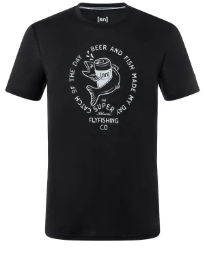 super.natural Koszulka funkcyjna "Juhos Finest Tee" w kolorze czarnym rozmiar: S