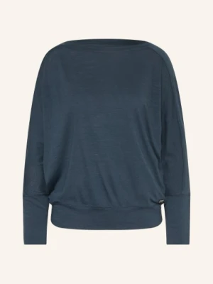 Super.Natural Koszulka Funkcyjna Kula Z Wełną Merynosową blau