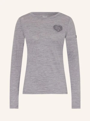 Super.Natural Koszulka Funkcyjna Little Heartwood Z Wełną Merino grau