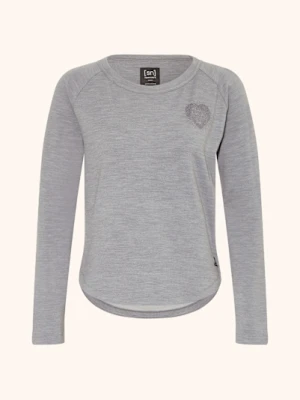 Super.Natural Koszulka Funkcyjna Little Heartwood Z Wełną Merino grau