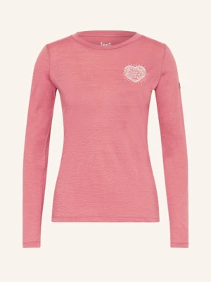 Super.Natural Koszulka Funkcyjna Little Heartwood Z Wełną Merino rot