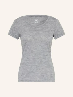 Super.Natural Koszulka Funkcyjna Midsummer Z Wełną Merynosową grau