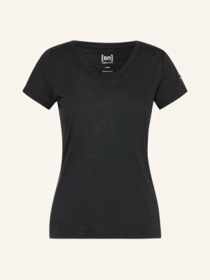 Super.Natural Koszulka Funkcyjna Midsummer Z Wełną Merynosową schwarz