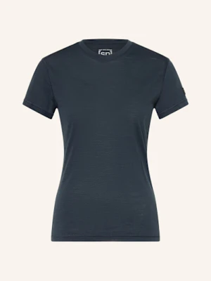 Super.Natural Koszulka Funkcyjna sierra140 Z Wełną Merino blau