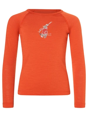 super.natural Koszulka funkcyjna "Ski Bunny175" w kolorze pomarańczowym rozmiar: 116