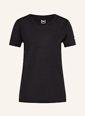Super.Natural Koszulka Funkcyjna The Essentiel Z Wełną Merino schwarz