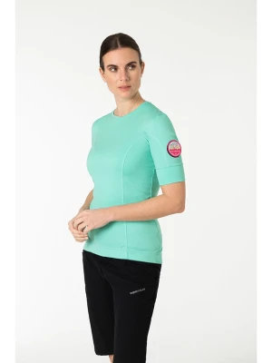 super.natural Koszulka kolarska "Grava" w kolorze miętowym rozmiar: XS