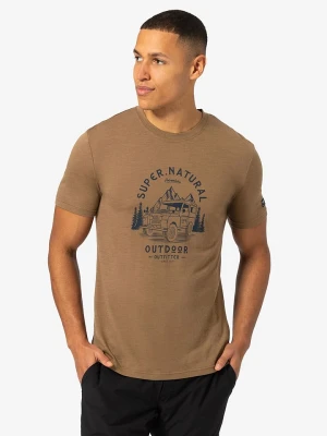 super.natural Koszulka "Landi" w kolorze jasnobrązowym rozmiar: S