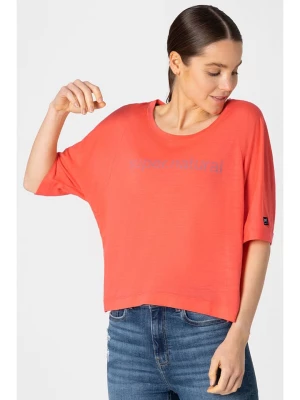 super.natural Koszulka sportowa "Liquid Flow" w kolorze pomarańczowym rozmiar: L