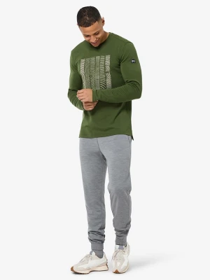 super.natural Koszulka "Wooden Planks Brush" w kolorze khaki rozmiar: L