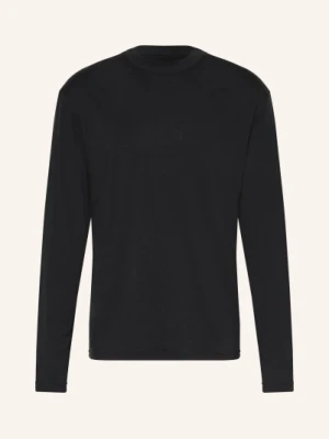 Super.Natural Koszulka Z Długim Rękawem Casual Z Wełną Merynosową schwarz